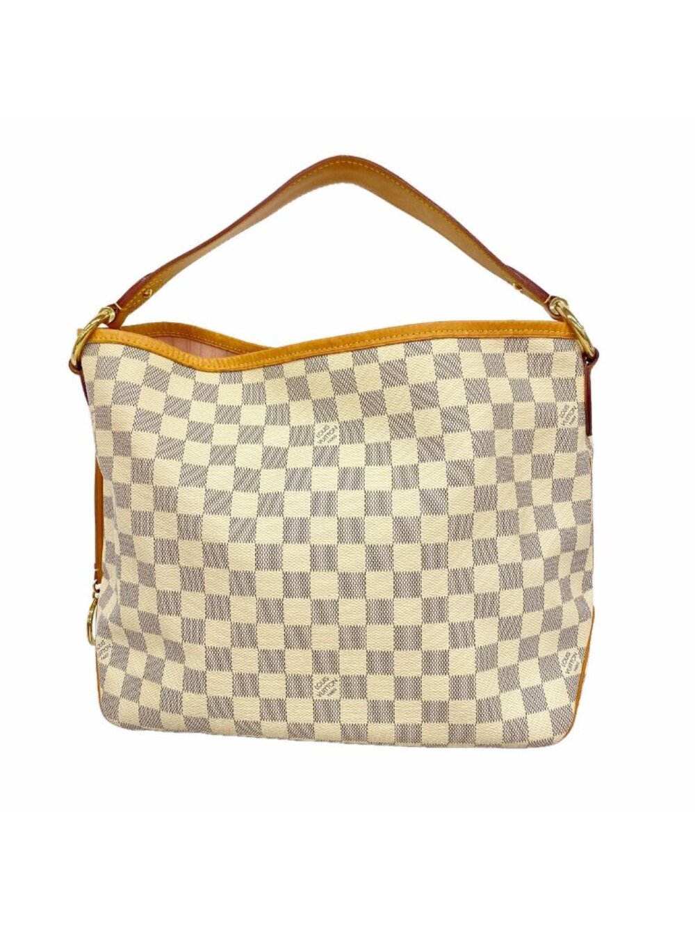 Louis Vuitton Shoulder Bag Damier Azur Delightful PM White